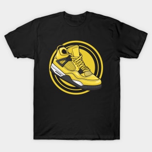 AJ 4 Retro Lightning Sneaker T-Shirt